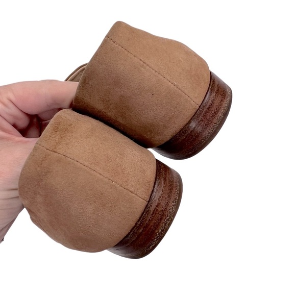 Veronica Beard Alire Chain Loafer Chic Tan Beige‎ Gold Flats 8 - Picture 10 of 12